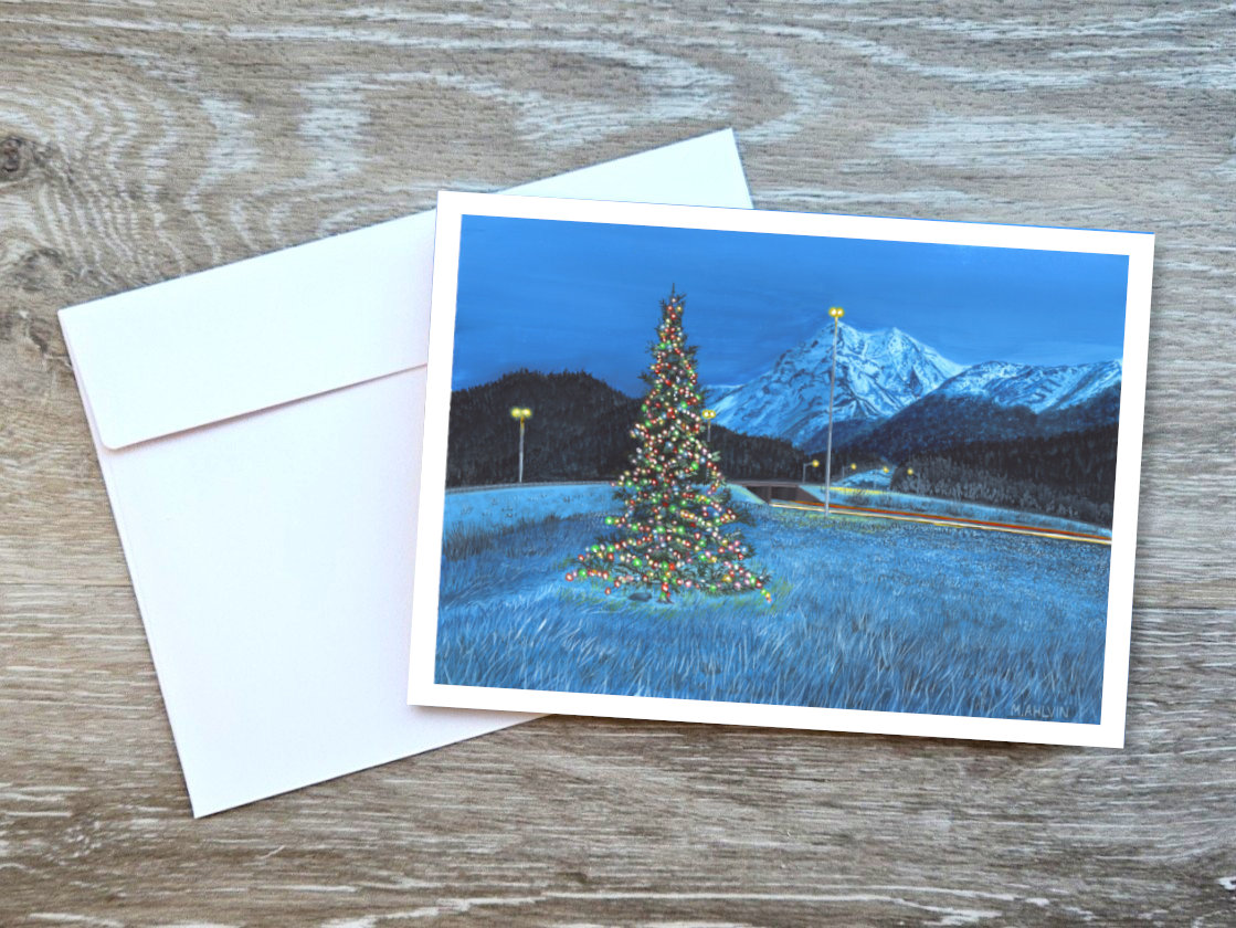Glenn Highway Christmas Tree - Note cards - Image 8