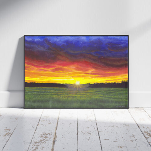 Texas Twilight - Art Print