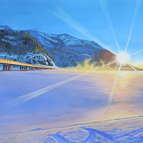 A Quiet Winter Sunset