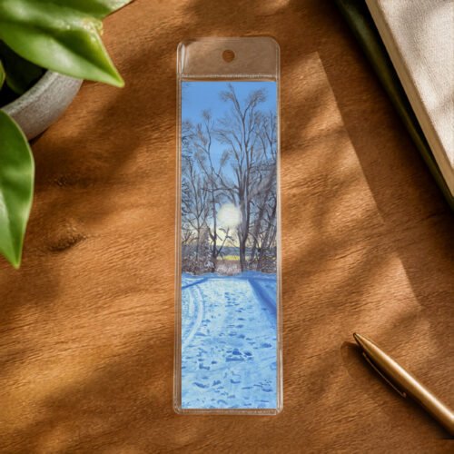 Snowy Winter Trails - Bookmark
