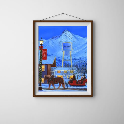 Christmas In Palmer - Art Print