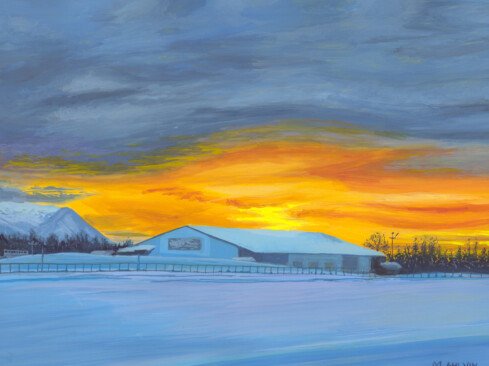 Twilight Over The Fairgrounds